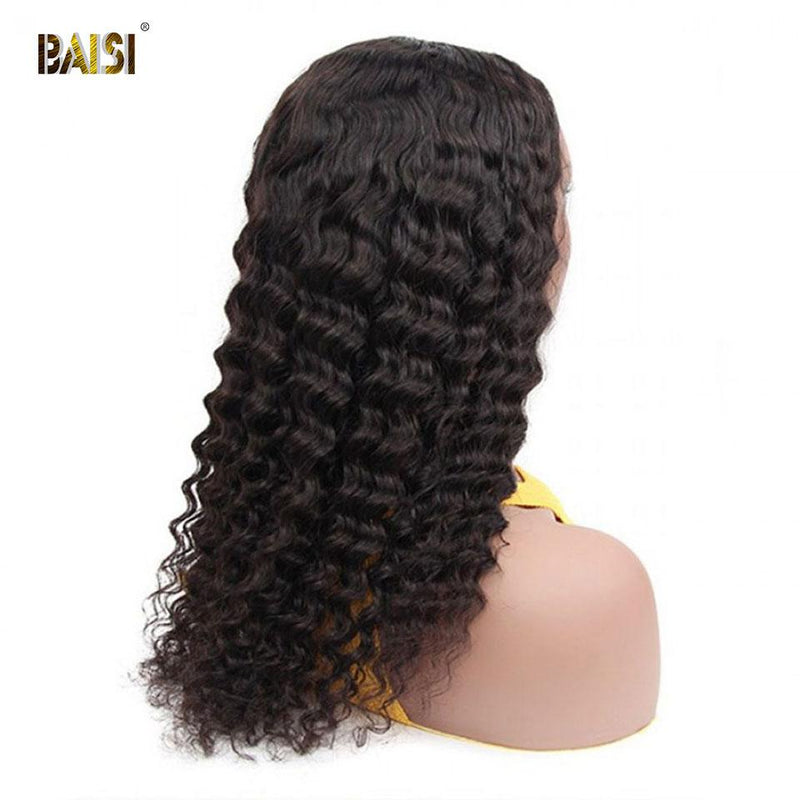 BAISI U Part Wig Deep Wave 100% Human Hair Wigs - BAISI HAIR