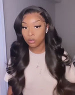 BAISI 12A Bleached Knots Body Wave Wig Preplucked