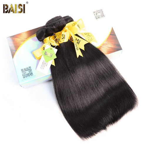 BAISI 10A Hair Weave Brazilian Virgin Hair Straight - BAISI HAIR