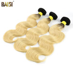 BAISI 10A 1BT 613# Body Wave Eurasian Blonde Hair - BAISI HAIR