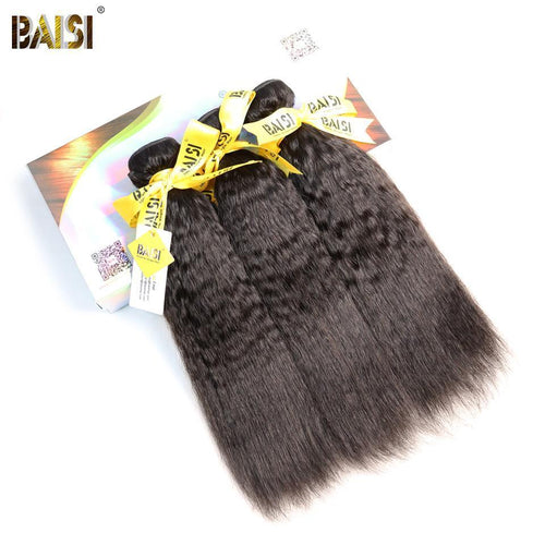 BAISI 10A Hair Weave Peruvian Virgin Hair kinky Straight - BAISI HAIR