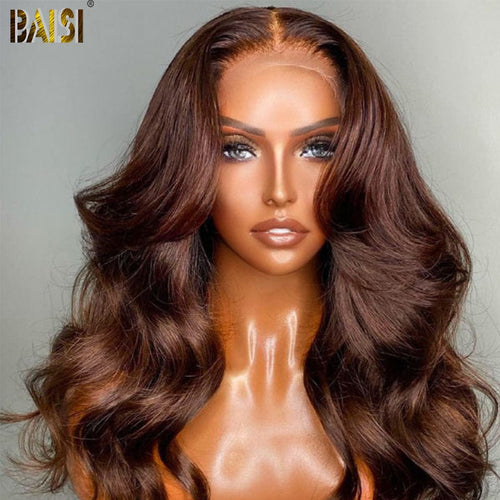 hairbs $199 wig BAISI Chestnut Brown Loose Wave 5x5 Wig