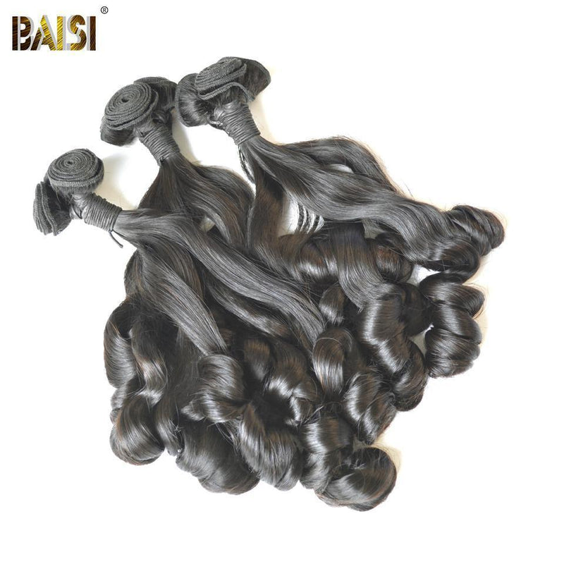 BAISI 10A Hair Weave Brazilian Virgin Funmi Hair Bouncy Curl - BAISI HAIR