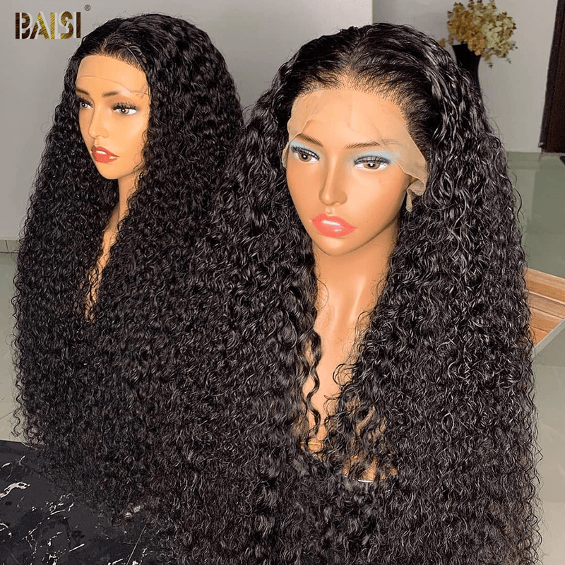 hairbs BAISI 10A Curly 5x5 Lace Closure Wig