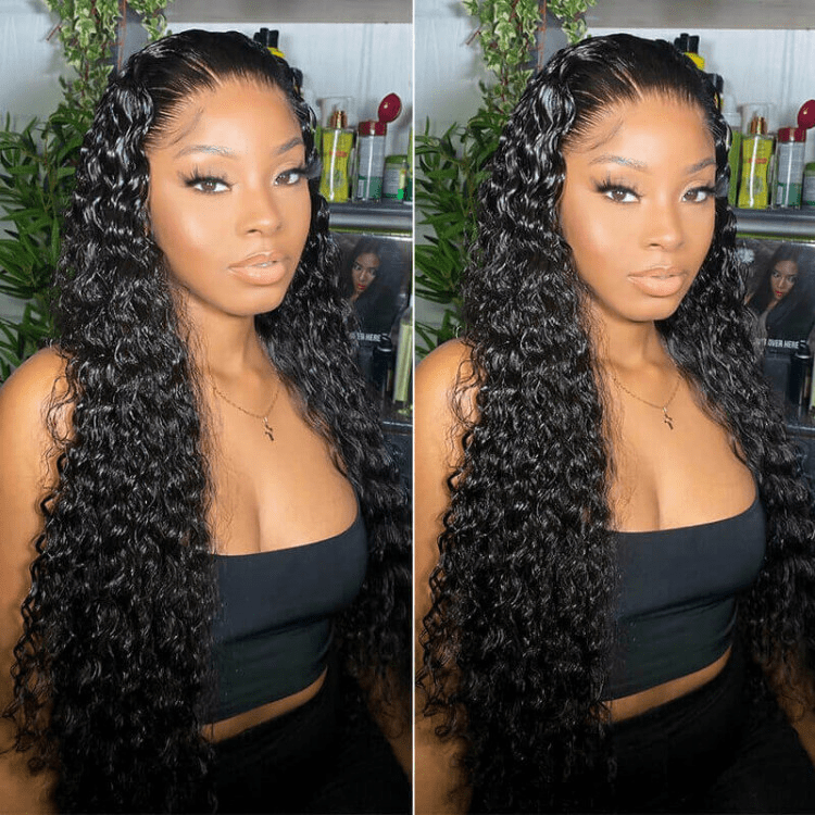 hairbs BAISI 10A Curly Lace Wig