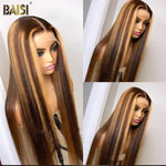 hairbs BAISI Piano Color Straight Hair Wig