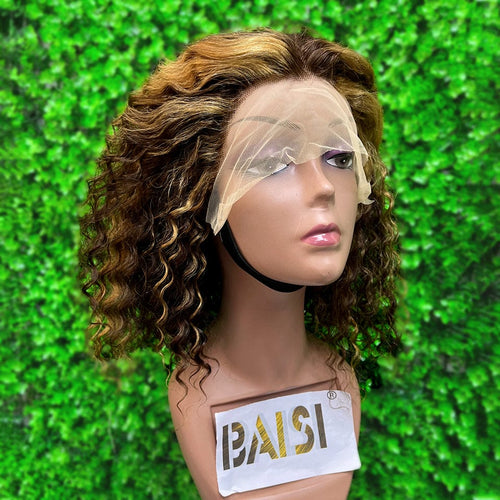 hairbs BOB Wig BAISI #4Mix27 Color deep Wave Bob Wig