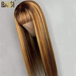 hairbs BOB Wig Baisi #4Mix27 Machine Made long Straight Wig