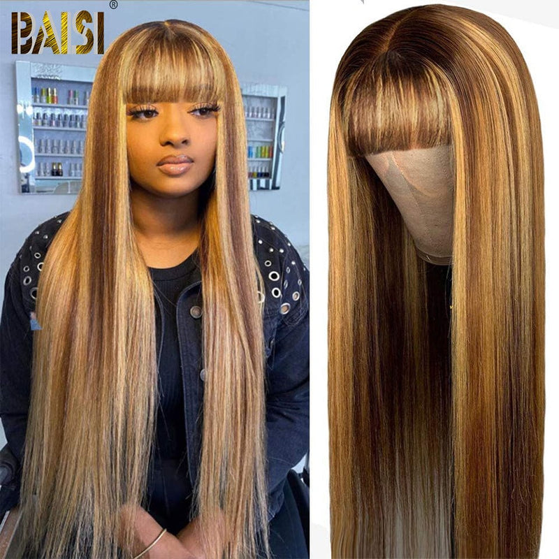 hairbs BOB Wig Baisi #4Mix27 Machine Made long Straight Wig