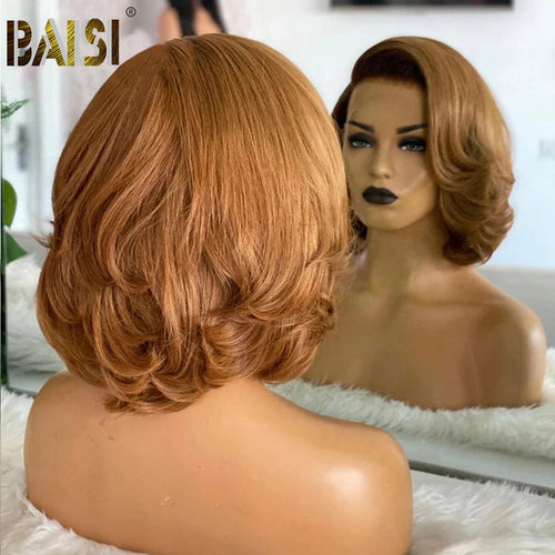 hairbs bob wig BAISI Wavy Short Hair BoB Wig