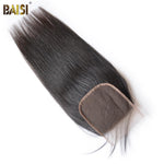 BAISI 8A Straight ,4 Bundles with Closure,50 Grams/Bundle - BAISI HAIR
