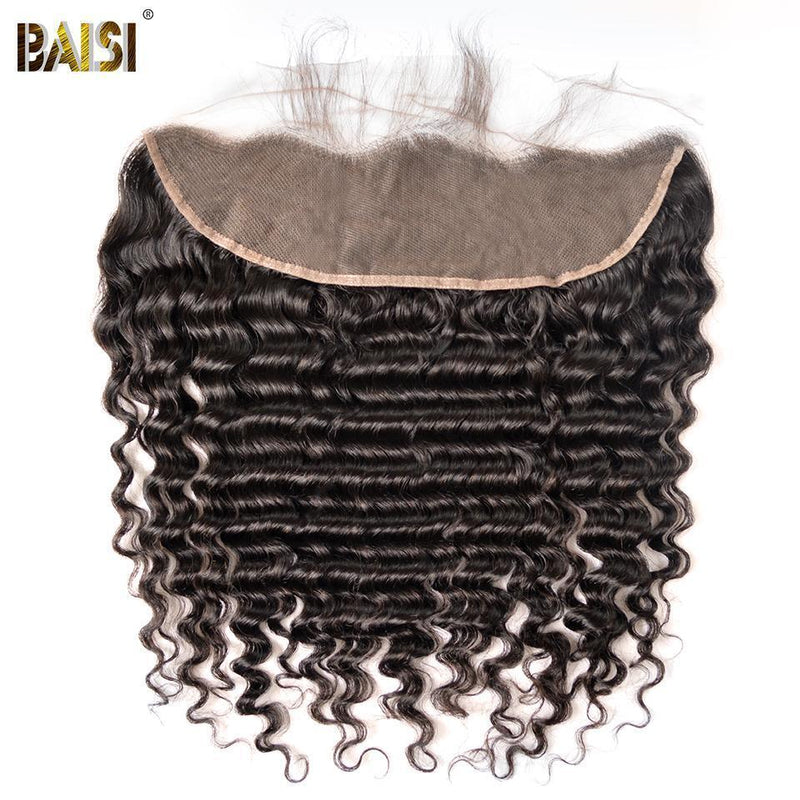 BAISI 10A Brazilian Deep Wave bundles with Closure/Frontal Deal - BAISI HAIR