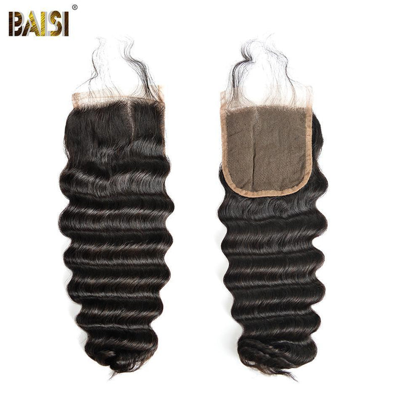 BAISI 10A Brazilian Natural Wave bundles with Closure/Frontal Deal - BAISI HAIR
