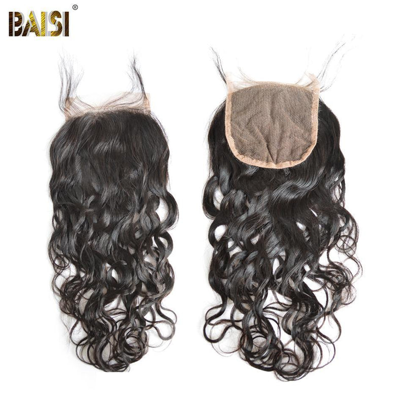 BAISI 10A Brazilian Water Wave bundles with Closure/Frontal Deal - BAISI HAIR