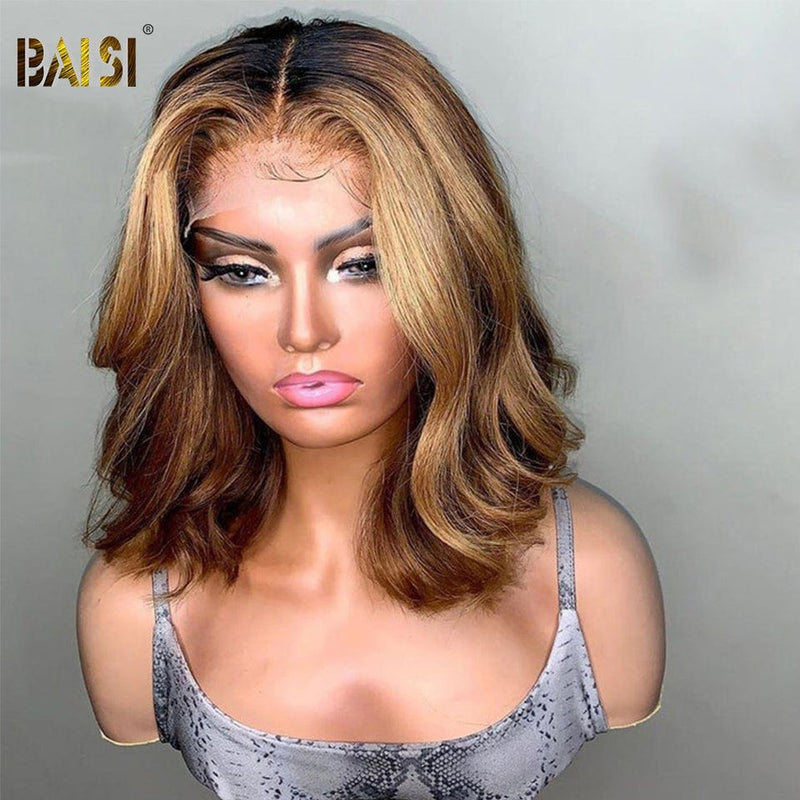 hairbs Customized Wig BAISI 1b#4mix 27 Bob Body Wave Wig