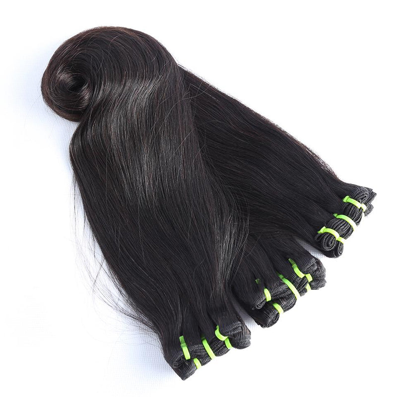 Top Grade Double Drawn 100% Virgin Hair Fumi Hook Straight Hair Weave - BAISI HAIR