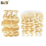 BAISI 613# Eurasian Body Wave Blonde Bundles with Frontal Deal - BAISI HAIR