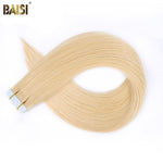 BAISI Straight Tape Hair,1B/2#/4#/99J#/613#/27#/Grey#/Burgundy - BAISI HAIR