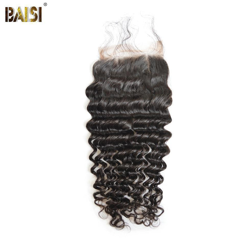 BAISI 10A Deep Wave Lace Closure - BAISI HAIR