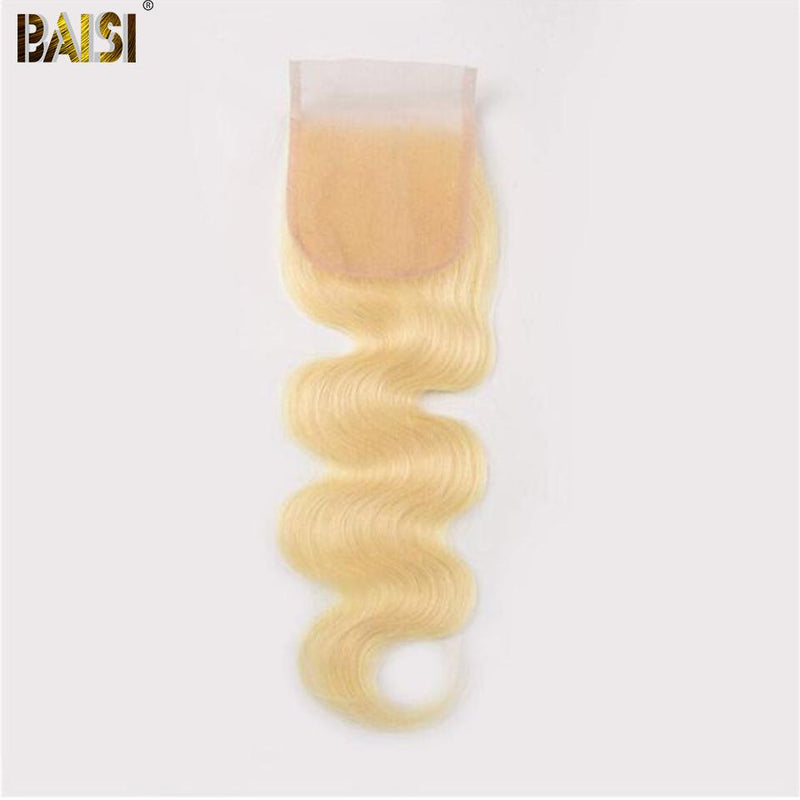 hairbs Lace Closure 613# BAISI 10A Blonde #613 Body Wave Lace Closure 4x4
