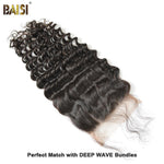 BAISI 10A Deep Wave Lace Closure - BAISI HAIR