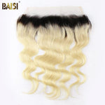 BAISI Blonde with Dark Root 1B/613# Body Wave Lace Frontal - BAISI HAIR