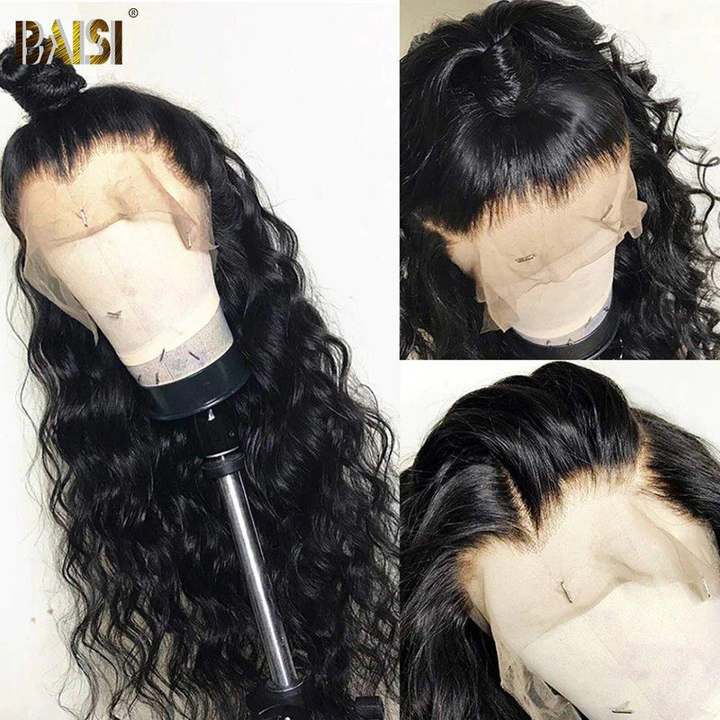 BAISI Bleached Knots Natural Wave Wig Preplucked - BAISI HAIR